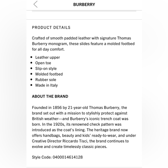 Burberry Furley TB Flock Padded Leather Slides
Sold Out !!!!!LABOR DAY SALE!! - Picture 11 of 11